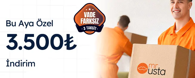 Taşınmada 3.500₺ İndirim